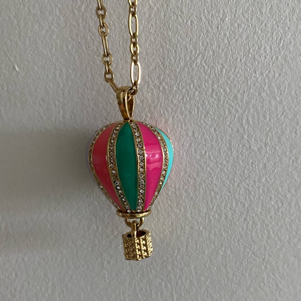 LONG Kate Spade Hot Air Balloon Pendant